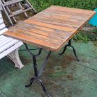 [R966] Table bistrot dessus palette